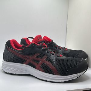 ASICS Men's Jolt 2 Running Shoes 11 EXTRA WIDE RED/BLACK